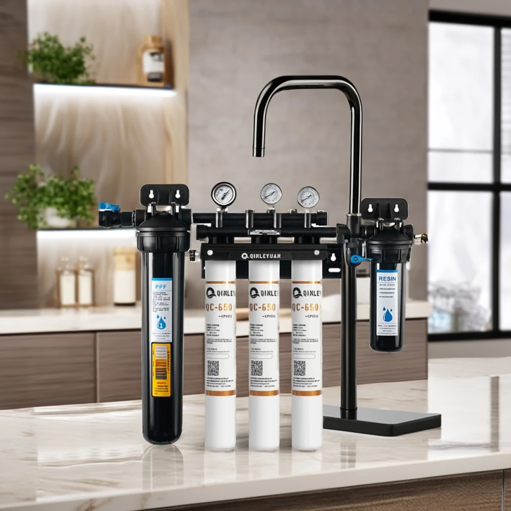 Cheaper Price Whole House 3 Stages Water Filter Machine Water Treatment Purifier Equipment for house
