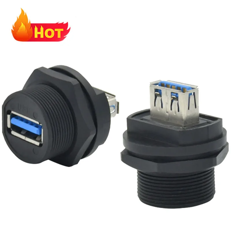 custom 2.0 3.0 usb type c connector mini ip67 waterproof pcb panel mount port plug a male female cable micro usb connector