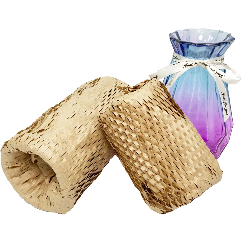 
WiAIR Honeycomb Wrapping Paper Recyclable Kraft Paper Protective Cushion Wrap Ecofriendly Honeycomb Paper 