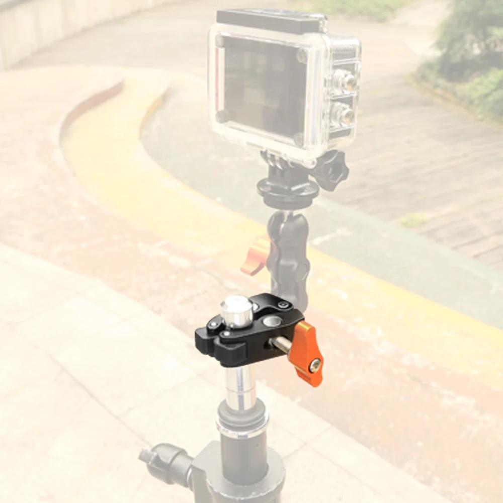 E-IMAGE EI-A05S Aluminum camera Clamp  for On Camera Field Monitor,  Magic Arms,LED lights