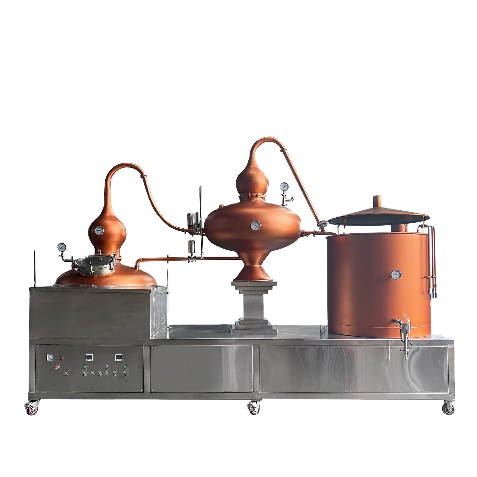 alambique pot distiller Brandy distiller traditional cognac Charentais Stills wine distillation equipment