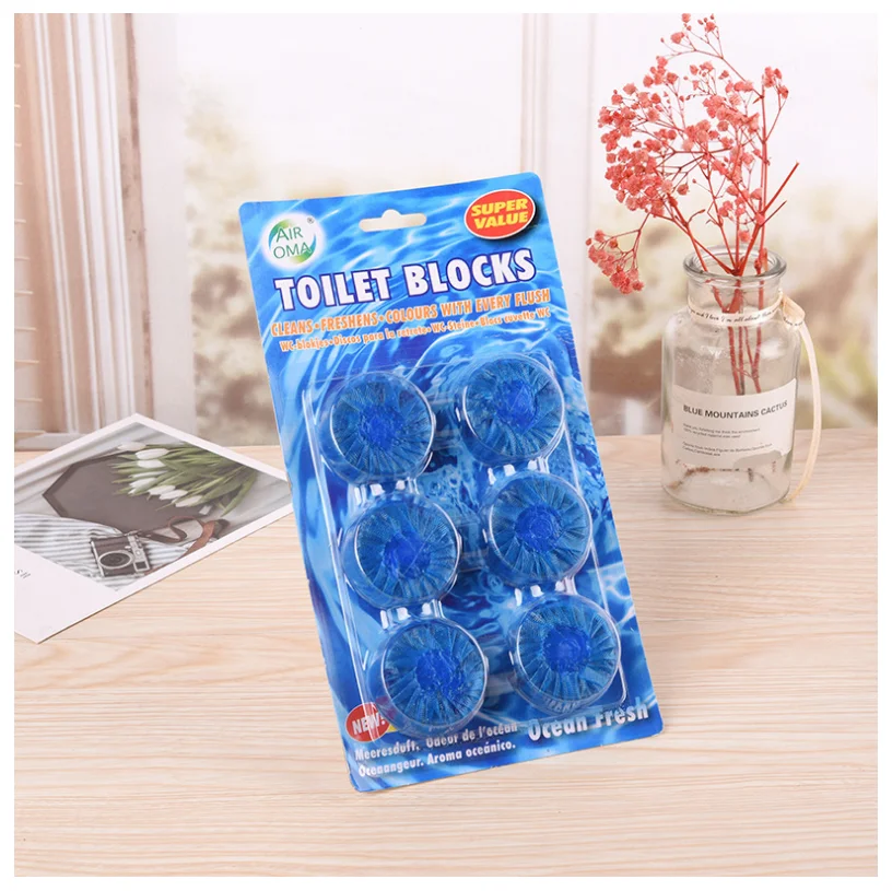 90 days in Tank Toilet Deodorizer Block Solid Toilet Bowl Bio-enzymatic Cleaner and Deodorizer