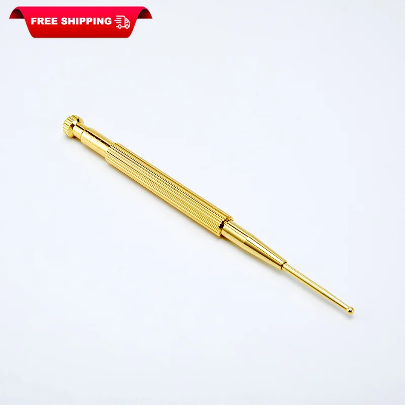Brass Ear Pressure Acupuncture Point Massage Probe Auricular Detection Pen Stick Ear Care Health Care New
