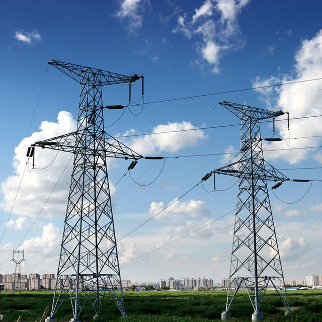 Hot Galvanized  330KV Angel Steel Frame Power Tower Lattice Transmission Line Tower