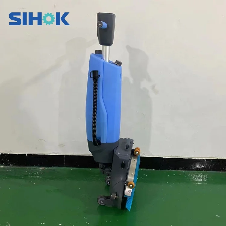 Wholesale price mini hotels tile hard floor machine dual brush hand push floor washing machine automatic floor cleaning machine