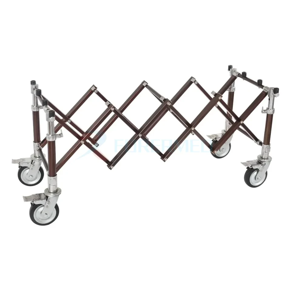 Church Truck Trolleys For Coffins Stainless Steel Coffin Trolley Funeral Coffin Trolley