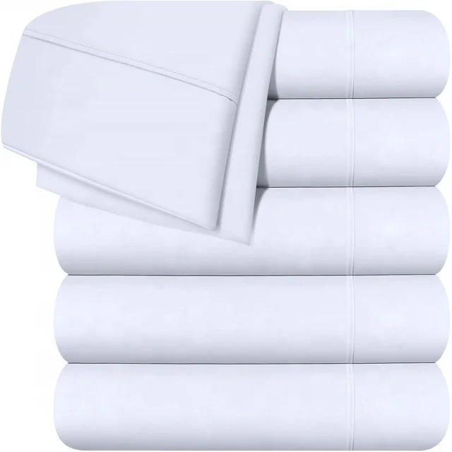 PURE BAMBOO Sheets King Size Bed Sheets 4 Piece Set Genuine 100% Organic Bamboo Luxuriously Soft & Cooling Double Stitching