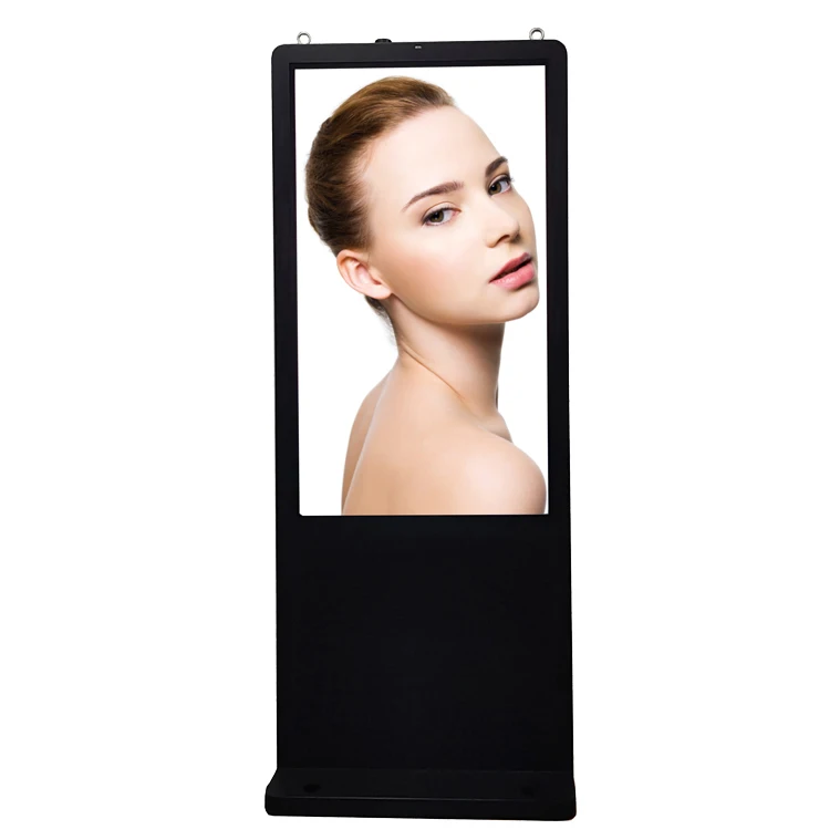 Hot Sale HD Digital Kiosk 55/65/75/86 Inch Ultra Thin Stand Monitor Custom Outdoor Display for Advertising Equipment