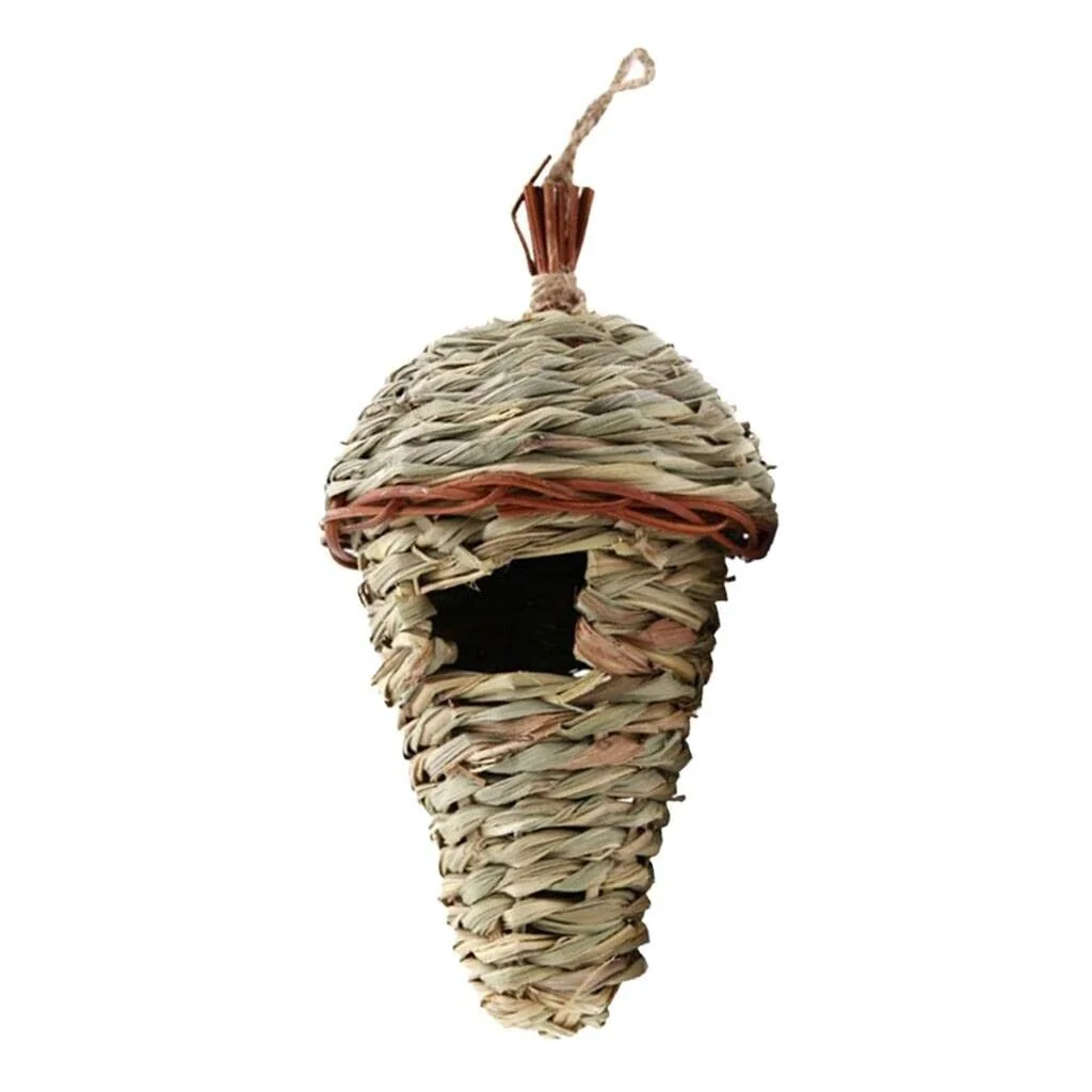 WILDMX The new style is highly praised handmade grass woven garden creative decoration bird cage bird nest