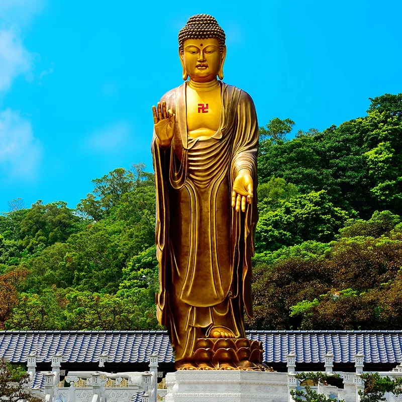 Religious Life Size Bronze Kwan Yin Sculpture