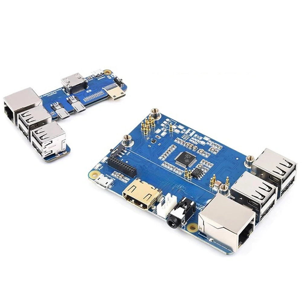 Адаптер Raspberry Pi Zero 2 Вт на 3B Альтернативное решение для 3 модели B/B + бортовые порты 4-ch USB