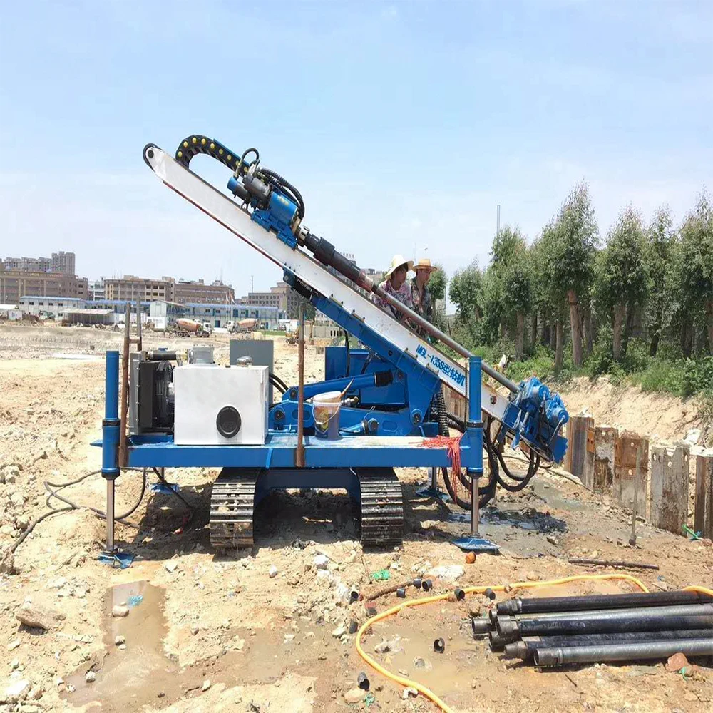 Walker MDL180 full hydraulic rock and earth ground hole drilling machine