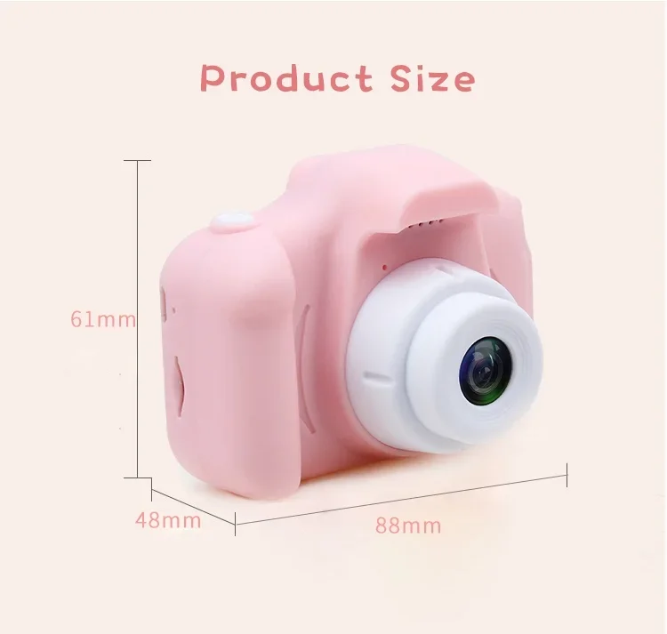 Hot Sale Kids Camera 1080P HD Screen  Projection Mini Video Camera Toys Children Baby Gifts Birthday Digital Kids Camera for kid