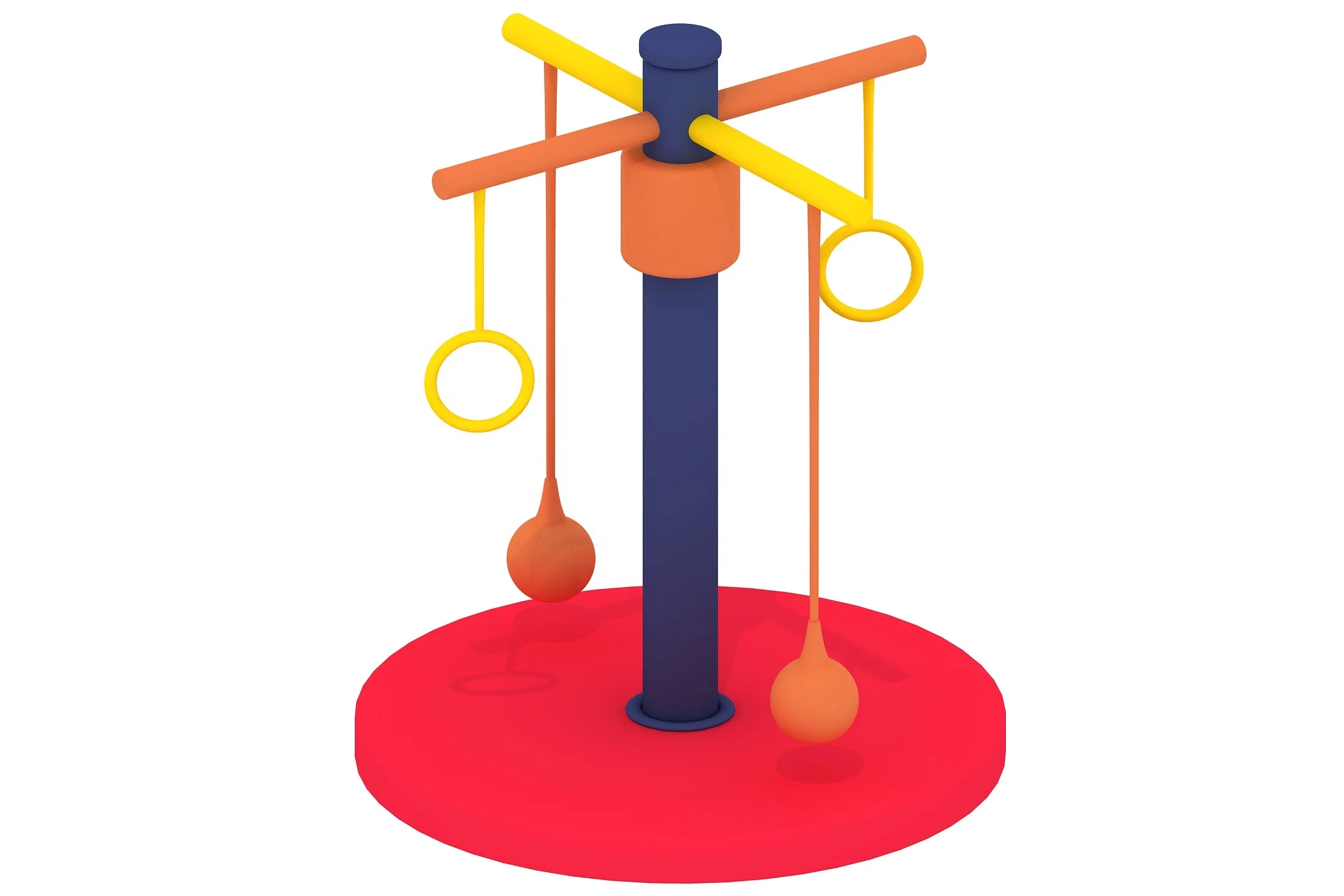 Globalltoy Kids Playground Equipment Indoor Soft Spin Carousel Play  Ride On Toy Soft Play Merry Go Round for Kids