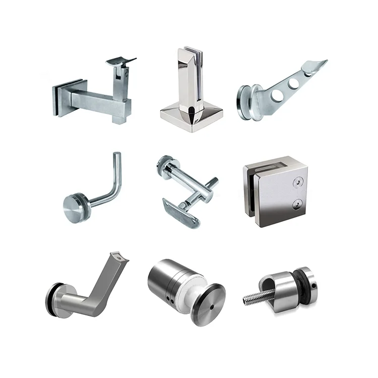 304 316 stainless steel bracket holder balustrade inox balcony railing wall mounted holder handrail curving support holder