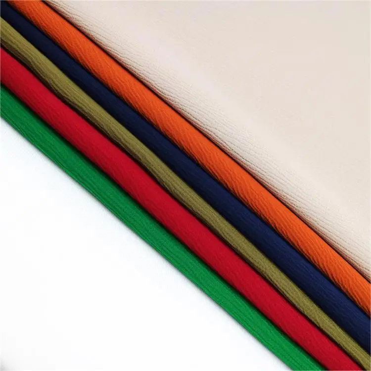 Cozy 95% Polyester 5% Spandex Cloth Plain Woven Charmeuse Satin Fabric