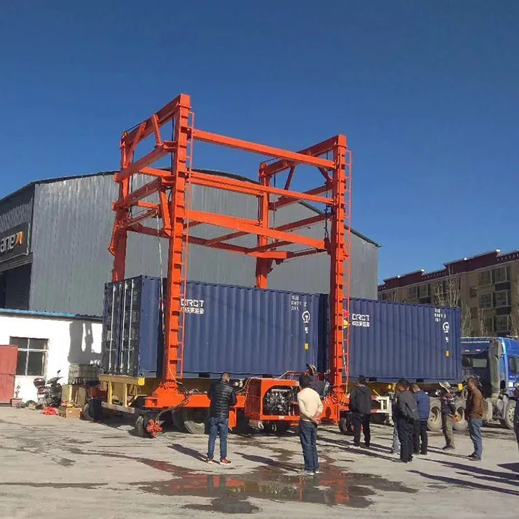 Подъемный 20FT 40FT 20gp 40gp контейнер для обработки 40ton дизельный Вождение контейнерный кран