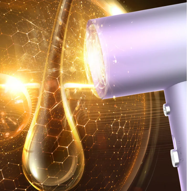 Hammer Shape Hair Dryer 1000W Ionic Blow Dryer with Powerful DC Motor