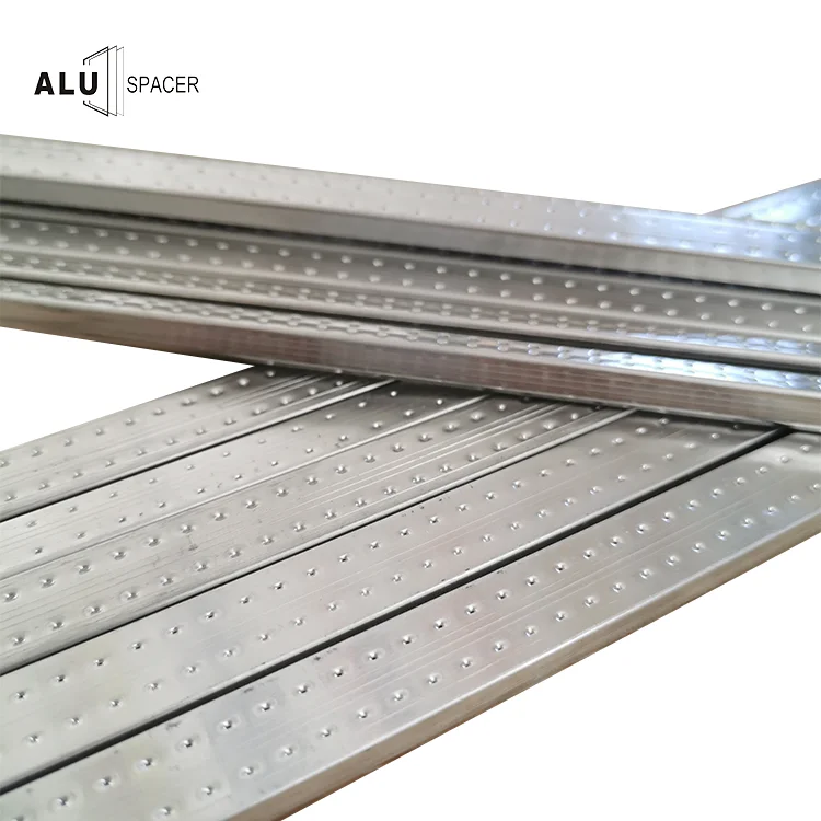 High-frequency 5-27A aluminum spacer bars metal window spacer bar double sealed glazing aluminum spacer bar for insulating glass