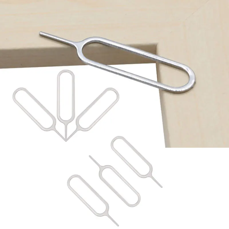 Custom key needle silver nickel plated Sim card ejector pin