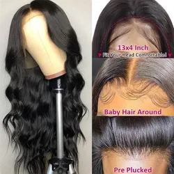 Cheap Wholesale 150% Density  Raw  Virgin India  Body Wave Hair 13x4 Transparent Lace Front Wigs for Black Women Human Hair Wigs