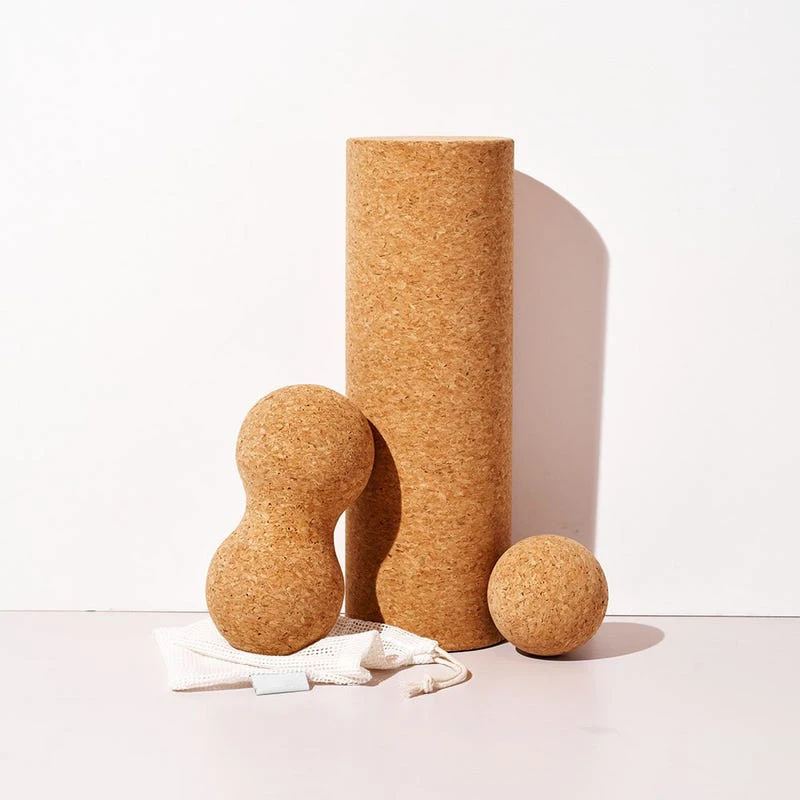Factory Direct Eco Friendly Custom Logo Yoga Ball Cork Massage Ball