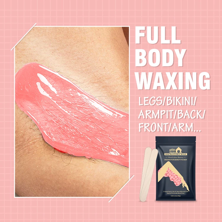 Lifestance Free sample 100g wax beans natural depilatory wax beads  wax