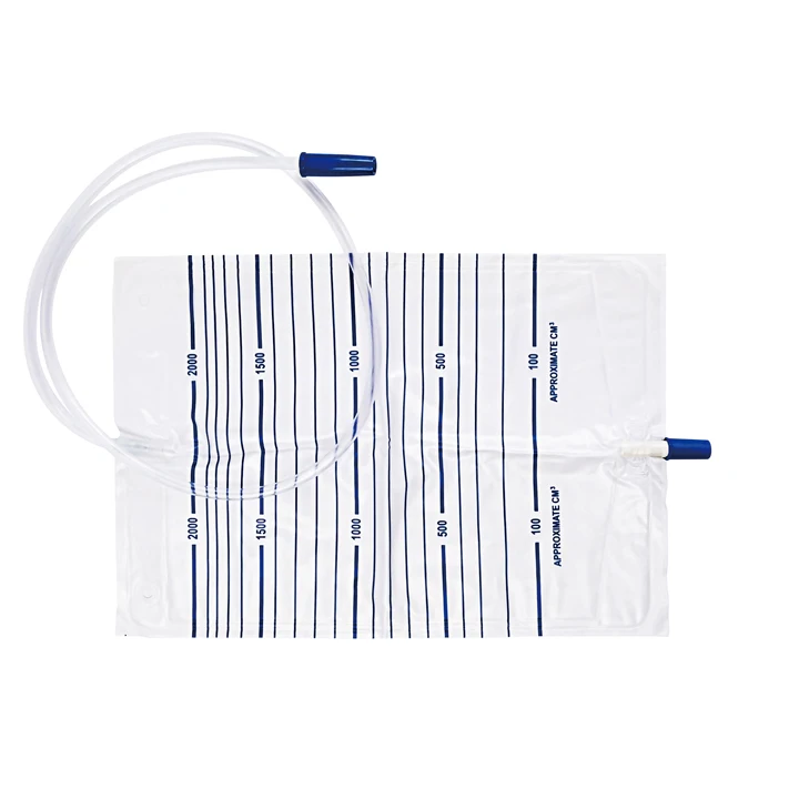 Medical Disposable T valve Urine Bag 1500ml 2000ML