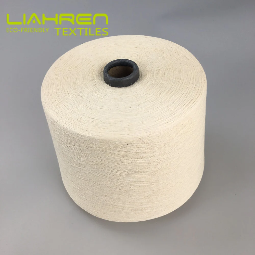 Ne16/1 hemp organic cotton blended yarn Luxurious hemp ring spun yarn for knitting and weaving soft fabric yarn