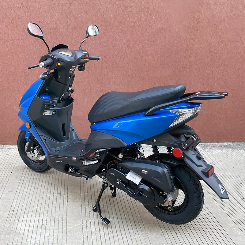 EPA EEC Certified 4-Stroke Air-Cooled Engine High-Speed FLASH Mode Front & Rear Disc Brake 50CC Gasoline Scooters