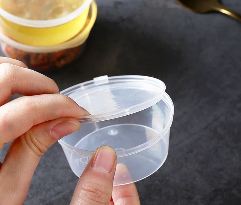 Manufacturer Price Disposable High Quality One-Piece Portion Control Plastic Sauce Cup