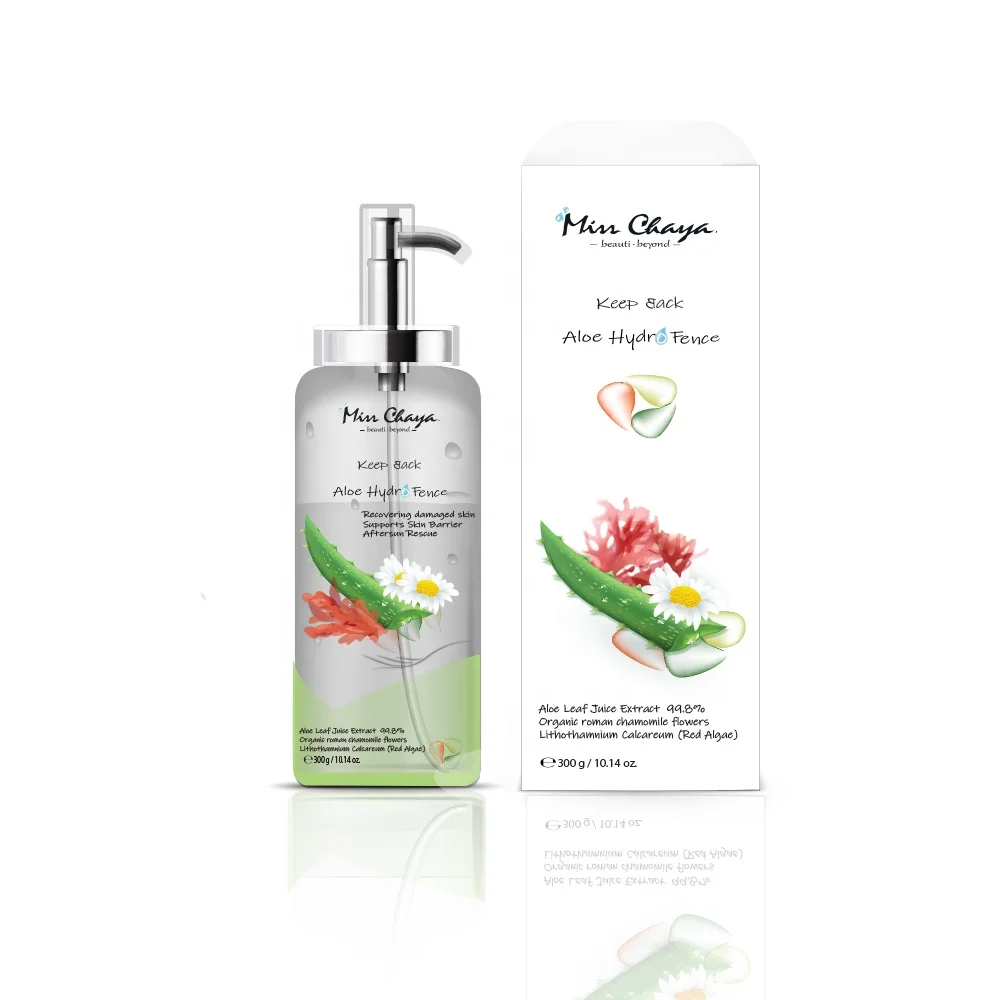 MISS CHAYA Keep Back Aloe Hydrofence Gel Soothing Reparing Relaxing Moisturizing Aloe Vera Chamomile Red Algae Premium Hot Item