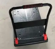 Pomelohome hand push industrial plastic furniture moving new foldable flat hand carts & trolleys