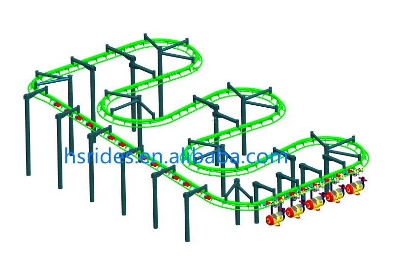 
Amusement Park Equipment Ride thrilling Roller Coaster on Sales 