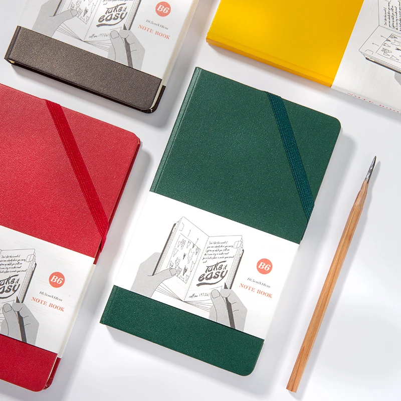 Customize logo planner portable Student weekly Diary notebook Manual Hand Ledger journal notebook