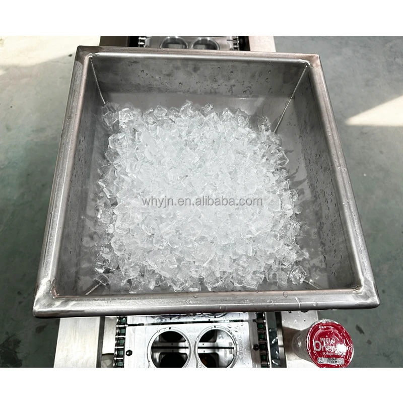 Yijianuo Automatic Ice Cube Packing Machine Cup Sealer Machine Ice Packing Machine