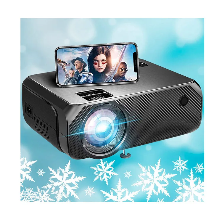 Gc555 model mobile phone with screen smart mini portable 1080p full hd short throw pocketable projectors for home theater
