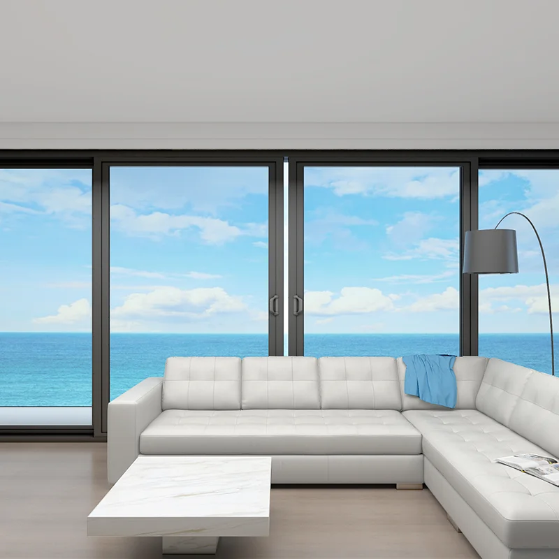 Australian style customized sliding doors australian standards grill design double glazed aluminium sliding door With Net