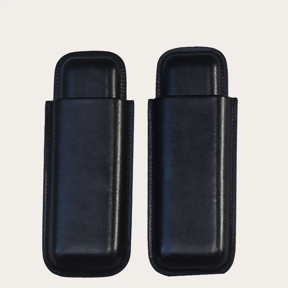 Продвижение подарок держатель роскошная кожаная сумка для хьюмидоров Высококачественная кожа с пользовательским кожаным чехлом для сигар