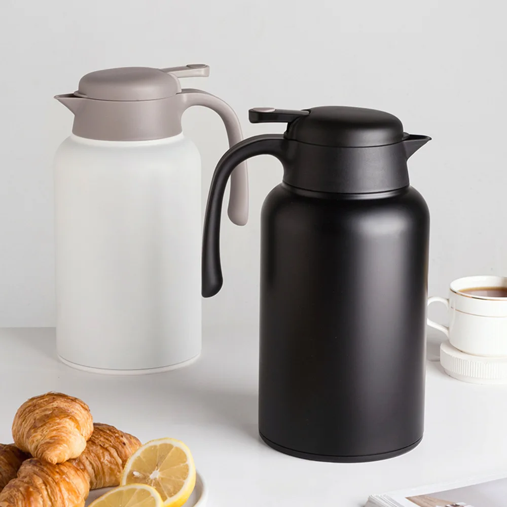 316 stainless steel vacuum thermos kettle 2.0L large capacity thermos bottle can be printed LOGO