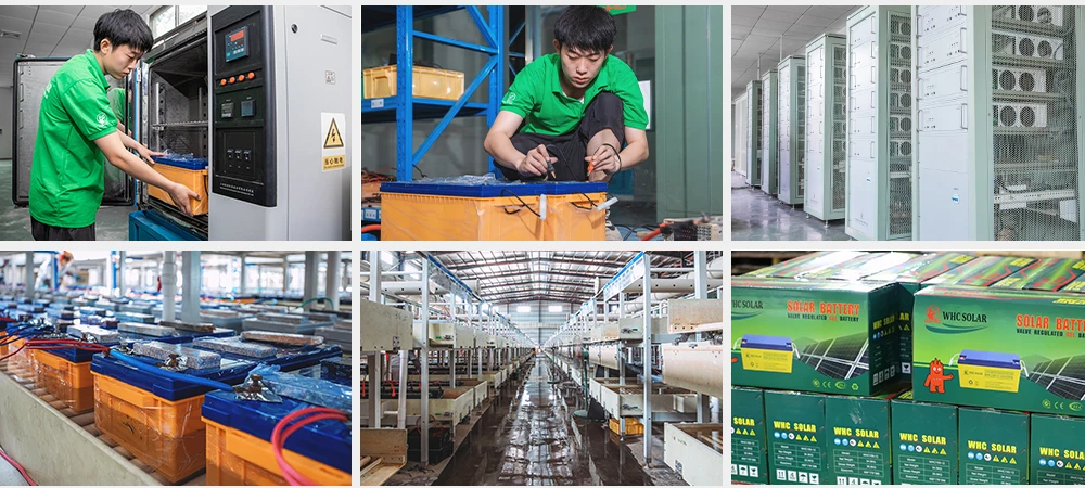 WHC SOLAR inverter 200ah 100 ah battery deep cycle 12v gel battery vrla lead acid batteries 12v 100ah