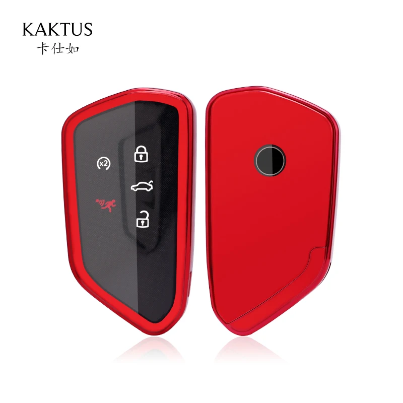 key case For volkswagen Golf 8 VW Car Key Case TPU protect Cover Carkey shell