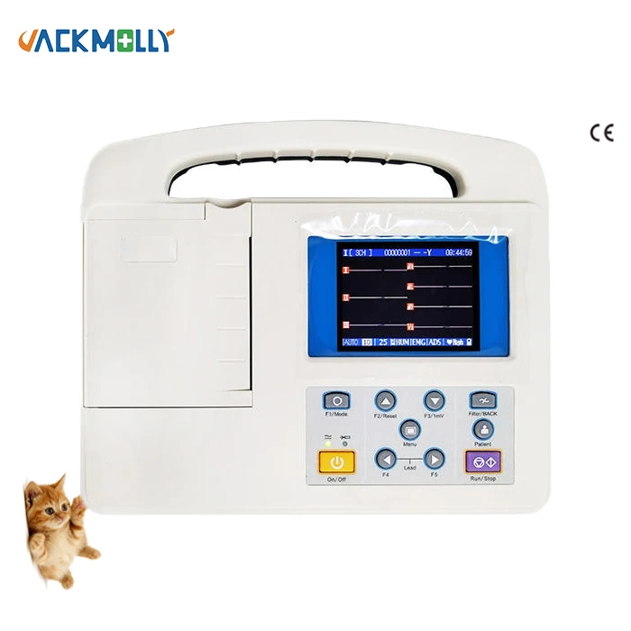 JM-8032 Excellent 3 Channels 5 inch color screen Electrocardiograph Machine Digital ECG Portable ECG Machine
