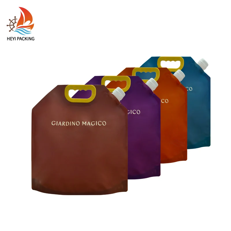 20L Engine Oil Custom Logo Retort Doypack Detergent Spout Pouch Price With Spout For Paint