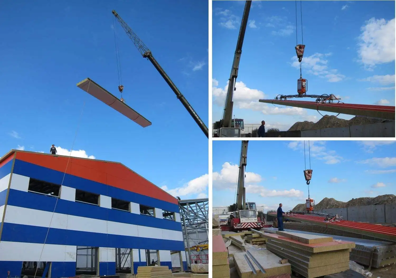 Insulation Pu Foam Roof Sandwich Panels Building Material Polyurethane Sandwich Panel Metal Pu Pir Sandwich Roof Wall Panel