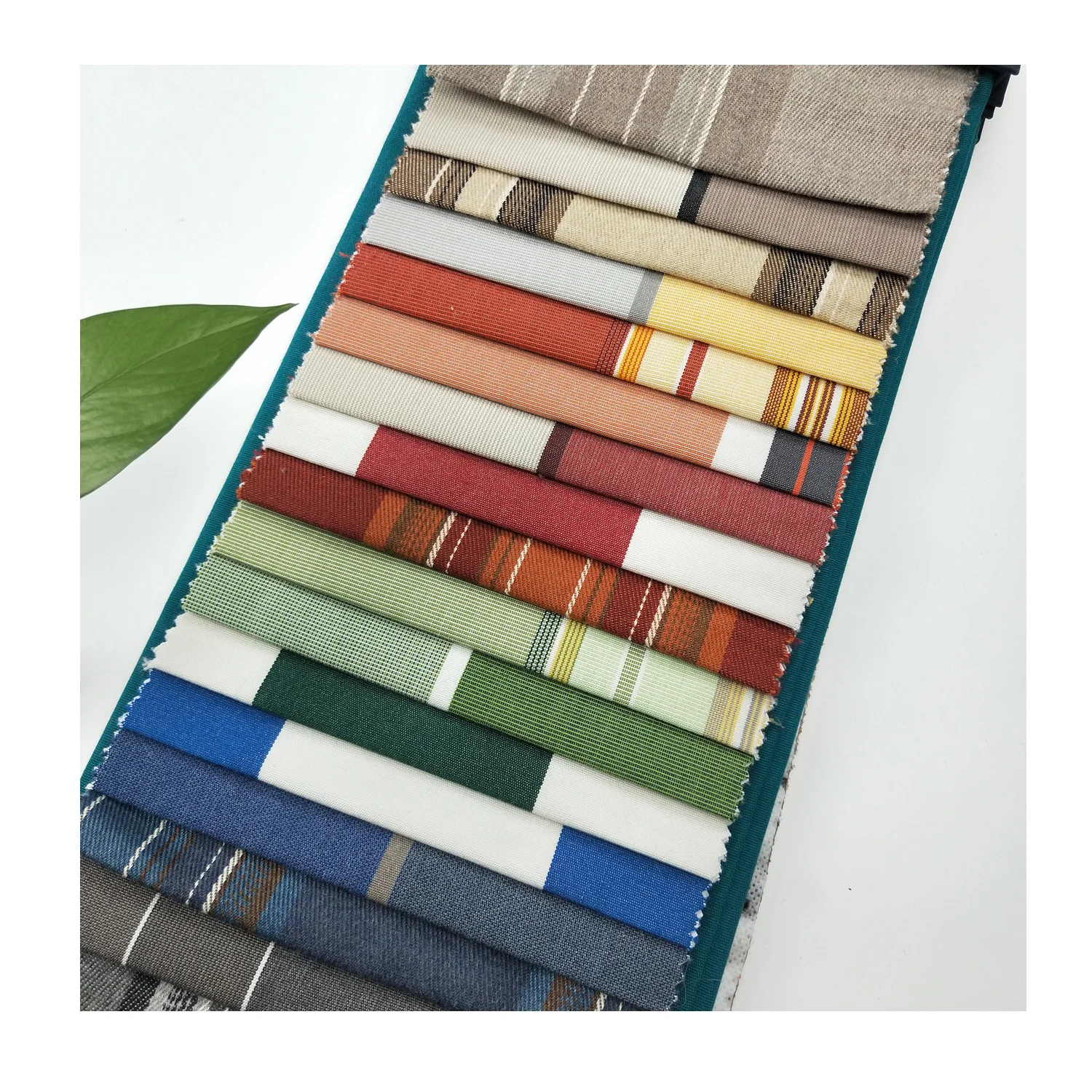 Europe style  Bright Color 100% dyed solution plain sun umbrella acrylic fabric Striped beach chair sofa solar shade fabric