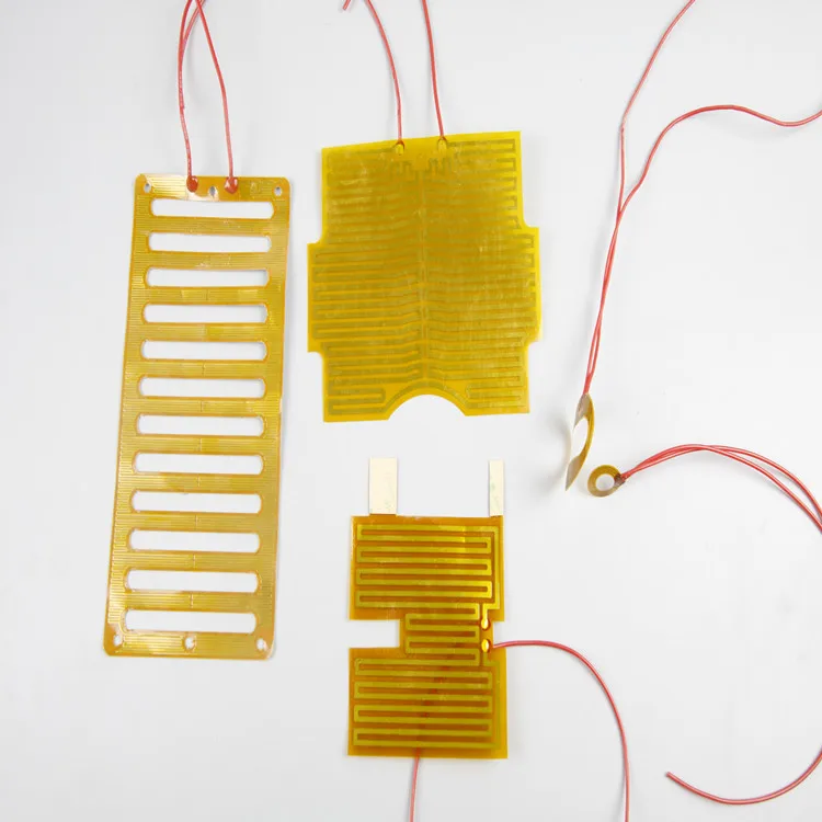  6 в/12 В Гибкая Полиимидная Пленка pcb kapton нагреватель с