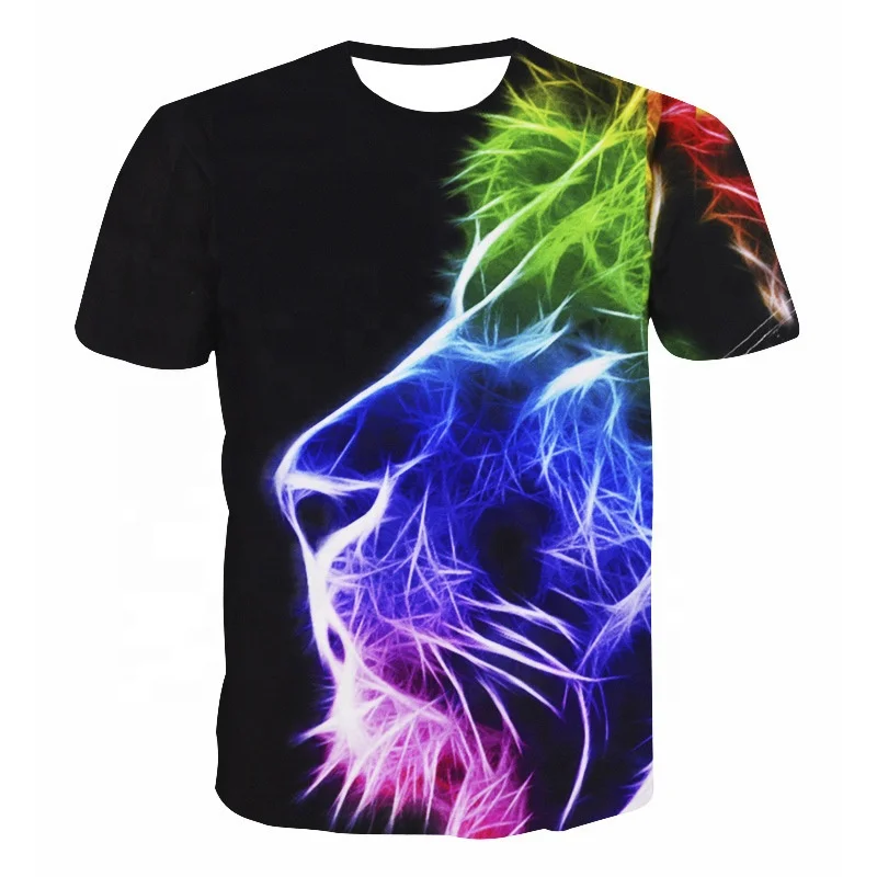 
New Customized printed patterns Men Short Sleeve T Shirt Men T Shirts Wholesale 