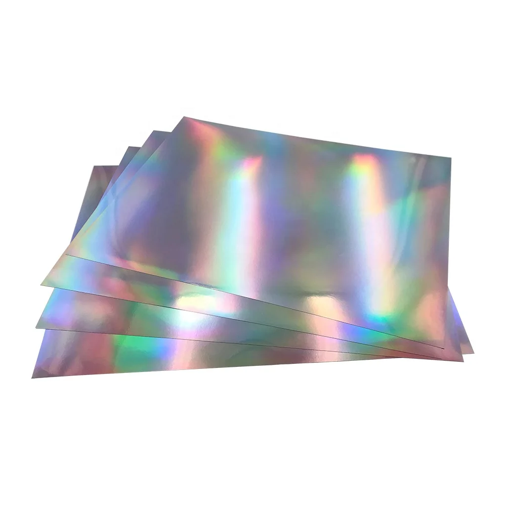 New Product Rainbow Holographic PVC Sheet for Plastic Card Laminate