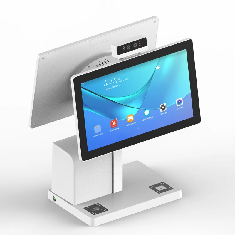 low price pos machine RK3288/RK3568 15.6 inch touch screen monitor pos system all in one pos system with customer display